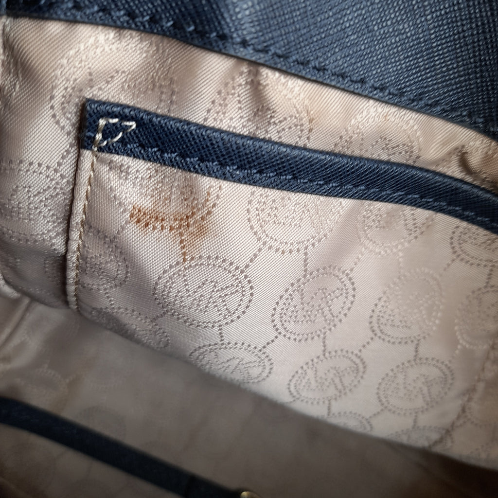 Michael Kors Navy 'Sutton' Satchel | Pre Loved |
