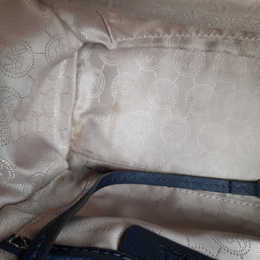 Michael Kors Navy 'Sutton' Satchel | Pre Loved |