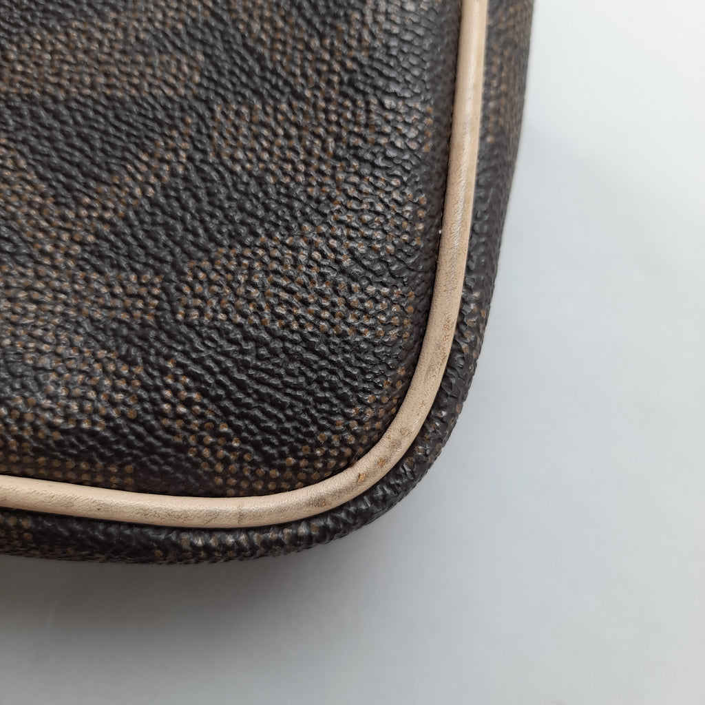 Michael Kors Brown Monogram Mini Crossbody Bag | Pre Loved |