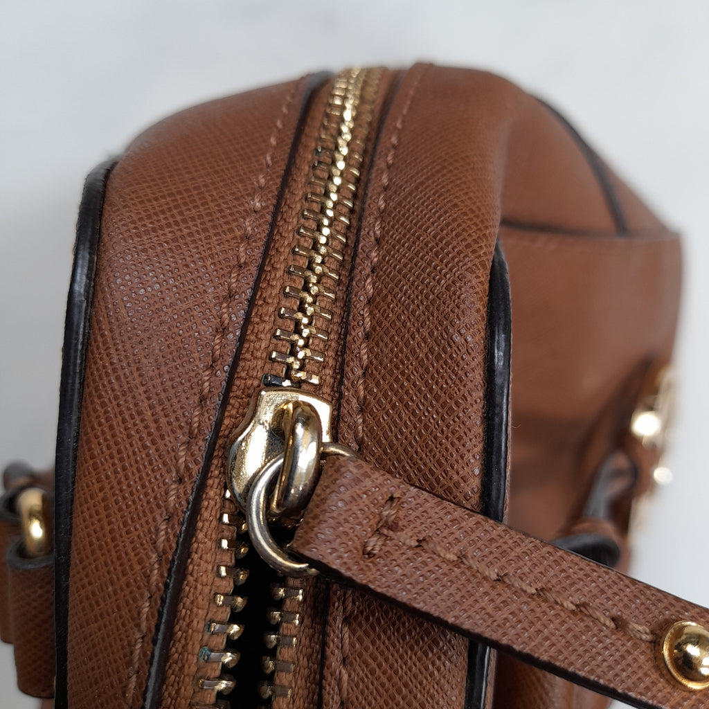 Michael Kors Brown Leather Satchel | Gently Used |