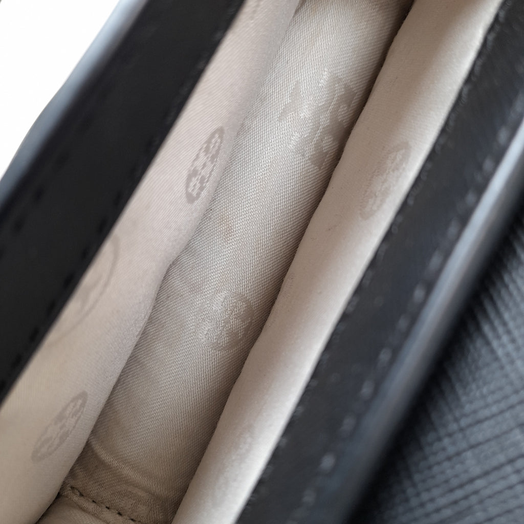 Tory Burch Black 'Robinson' Perforated Crossbody Bag | Gently Used |