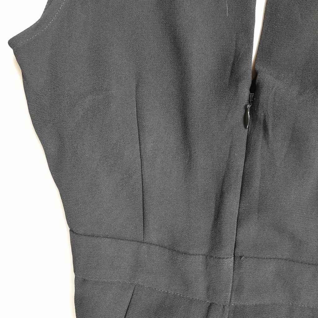 Miss Selfridge Black Crossover Dress | Gently Used |