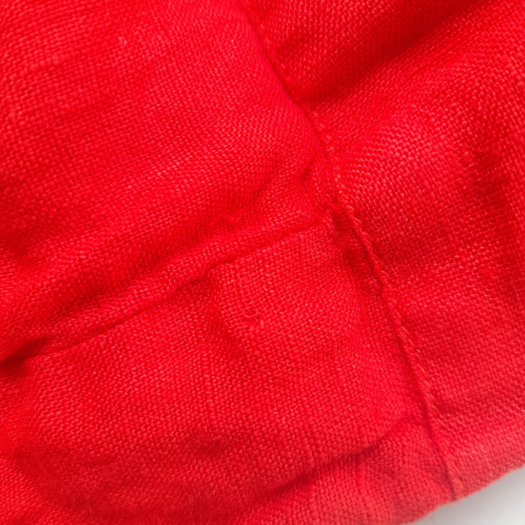 ZARA Red Linen Collared Shirt | Brand New |