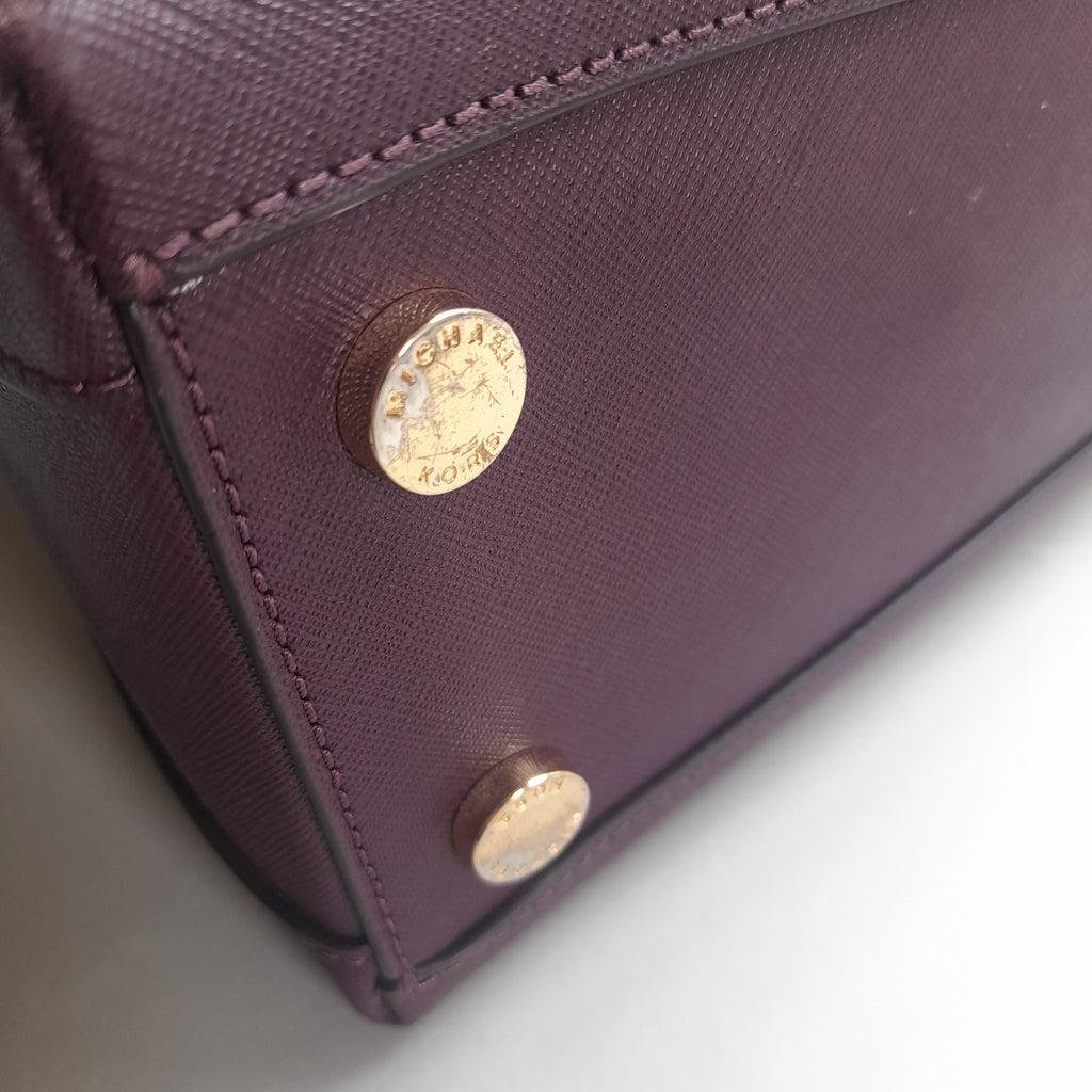 Michael Kors Purple 'Sofia' Satchel | Pre Loved |