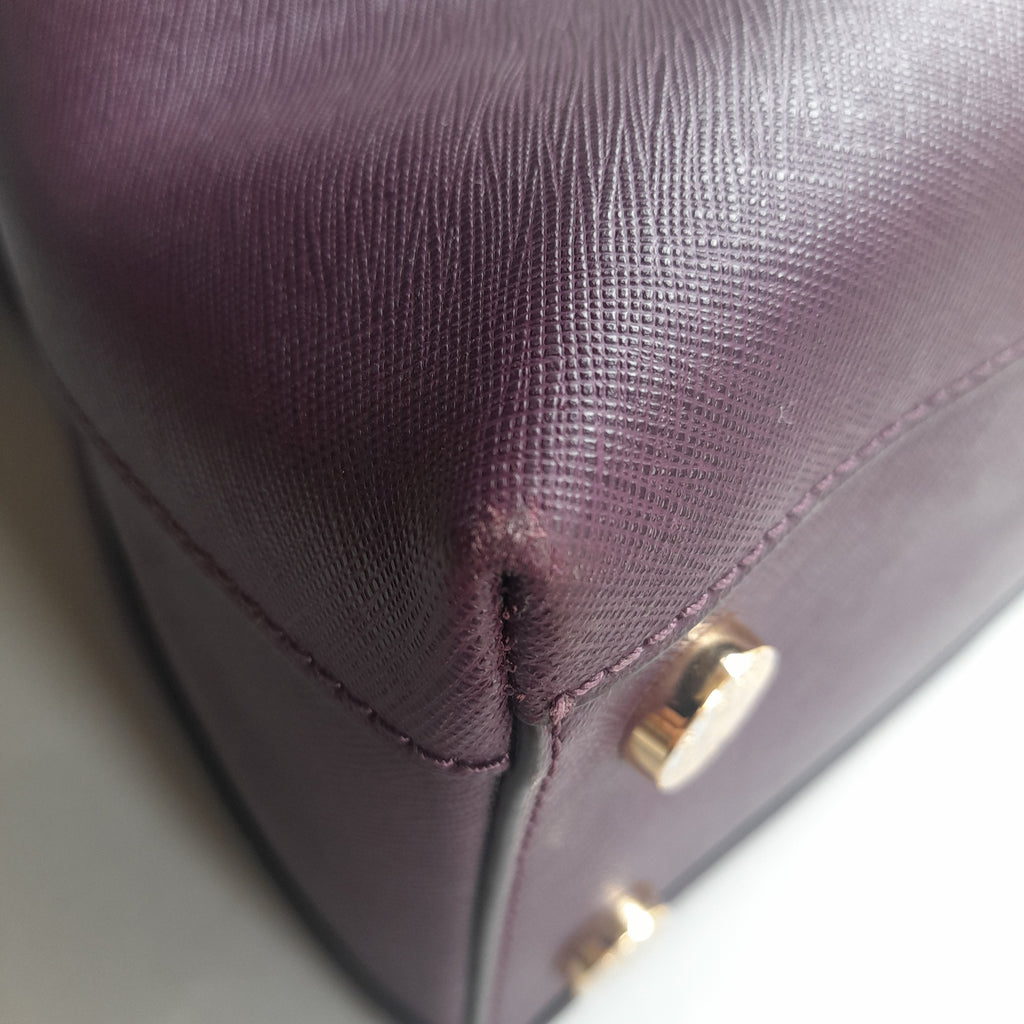 Michael Kors Purple 'Sofia' Satchel | Pre Loved |