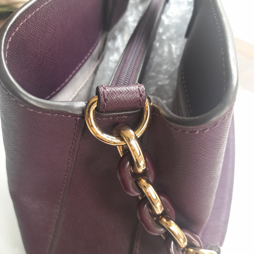 Michael Kors Purple 'Sofia' Satchel | Pre Loved |