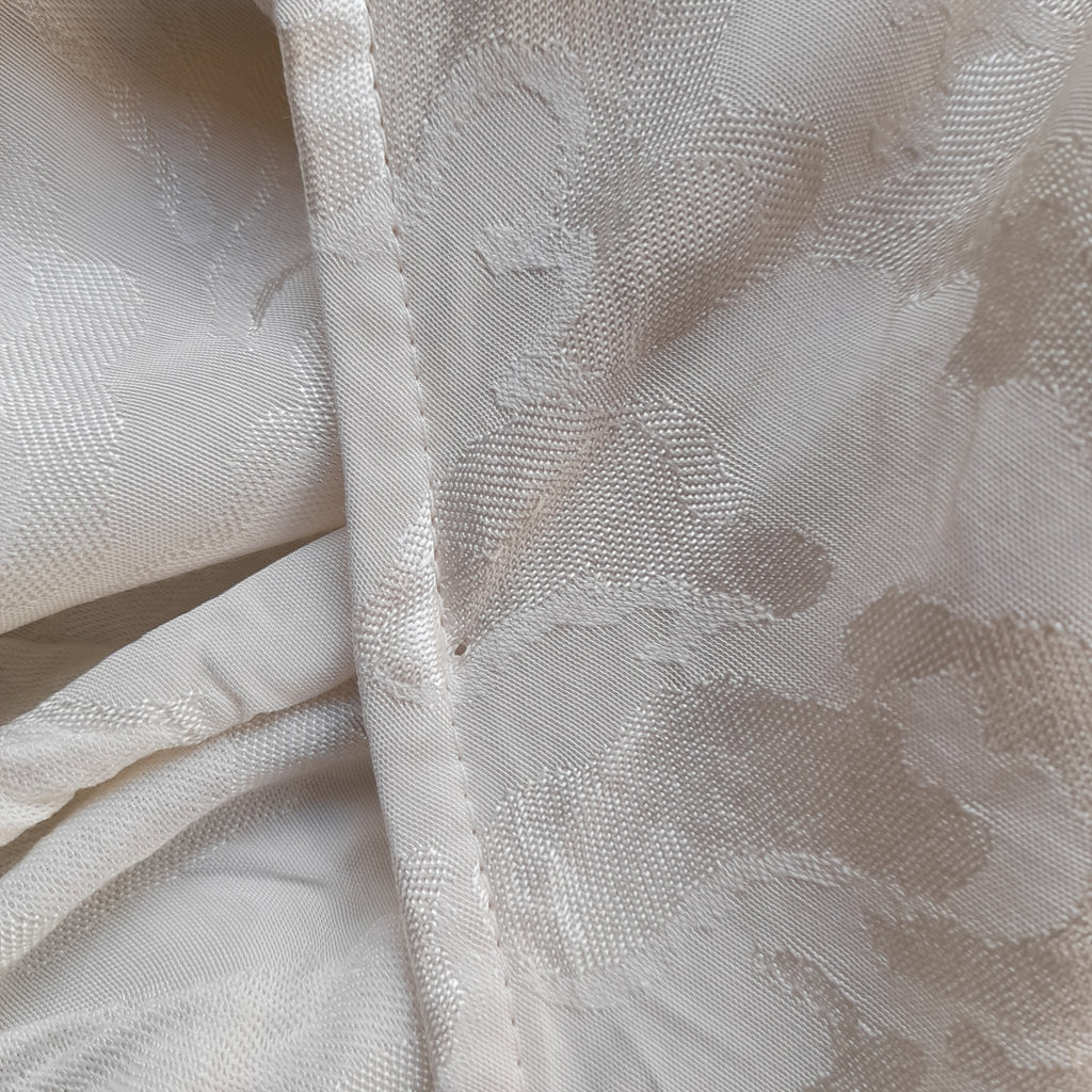 H&M Cream Satin Long Dress | Pre Loved |