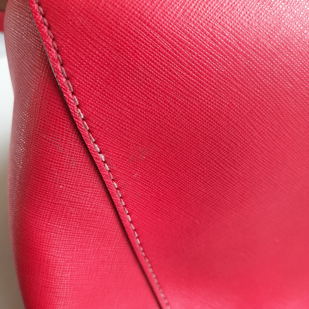 Kate Spade Red Leather Satchel | Pre Loved |