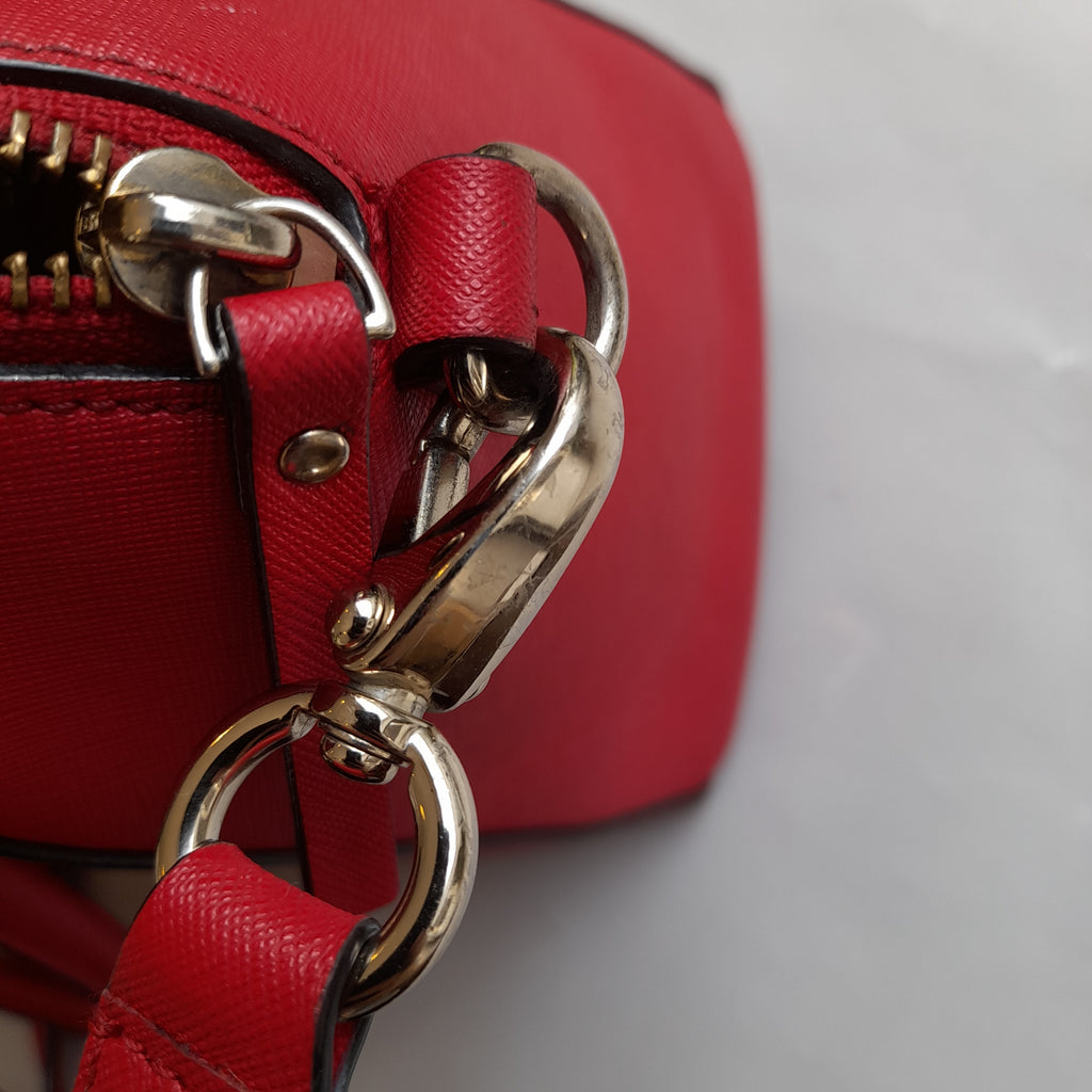 Kate Spade Red Leather Satchel | Pre Loved |