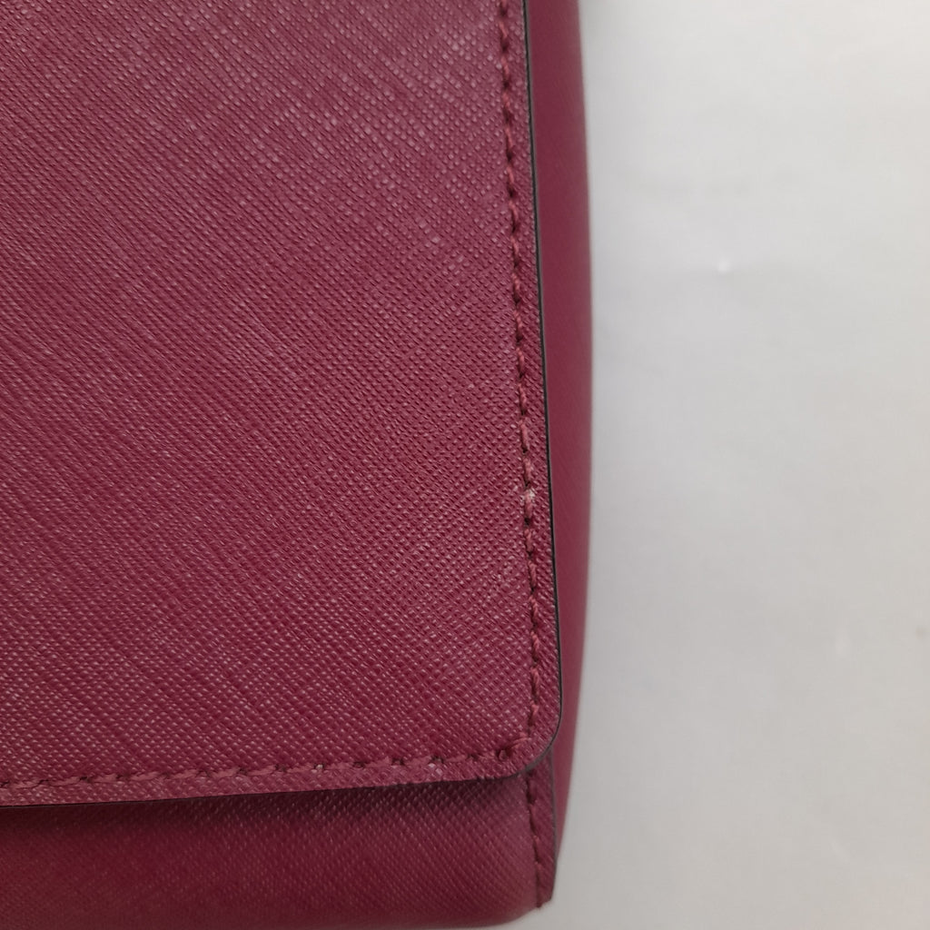 Kate Spade Putnam Drive 'Lizz' Purple Leather Shoulder Bag | Gently Used |