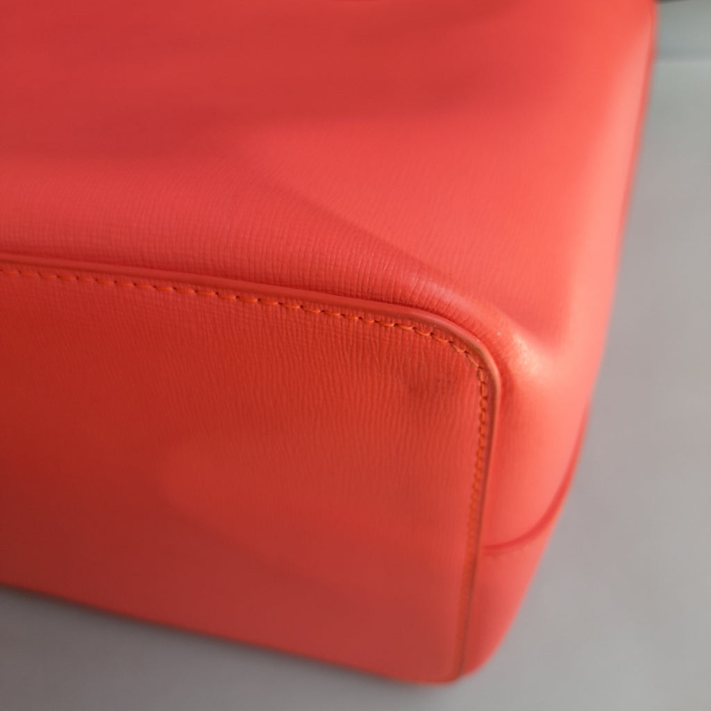 Ted Baker Coral Pink Leather Tote | Pre Loved |
