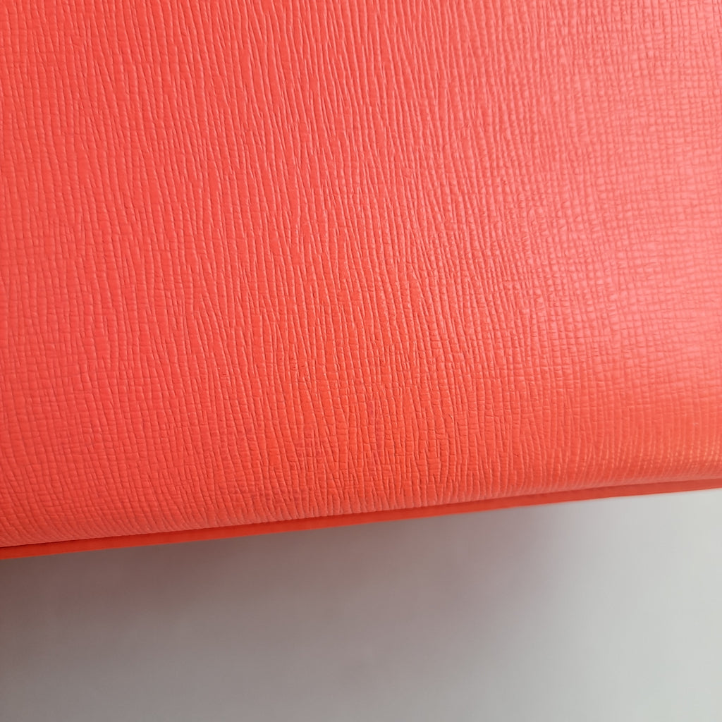 Ted Baker Coral Pink Leather Tote | Pre Loved |