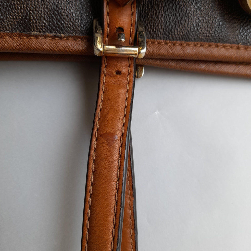 Michael Kors Monogram & Leather Shoulder Bag | Pre Loved |