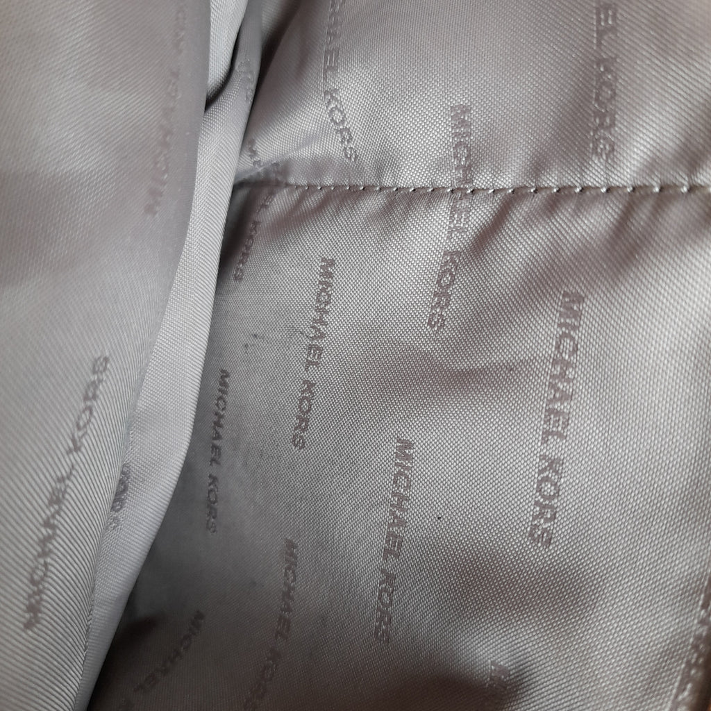 Michael Kors Monogram & Leather Shoulder Bag | Pre Loved |