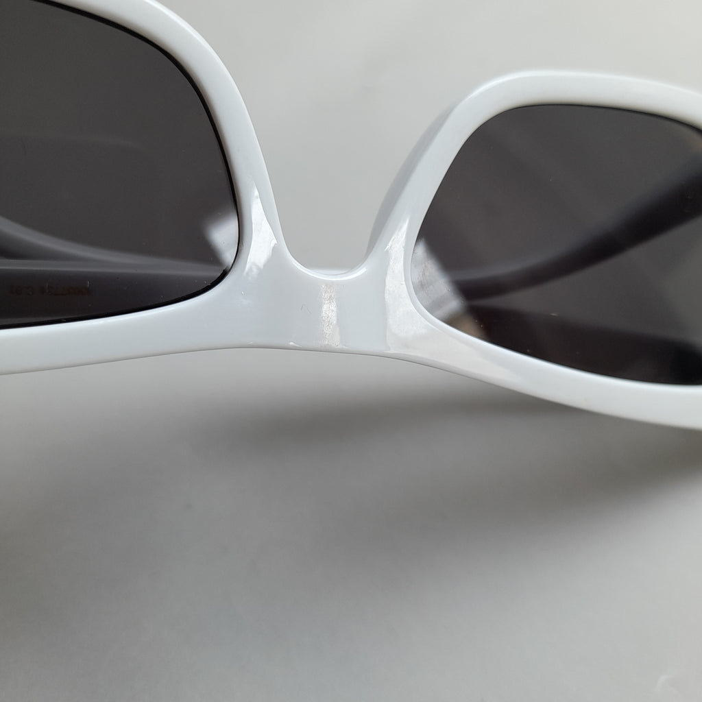 Mango White Cat-Eye Rectangular Sunglasses | Like New |