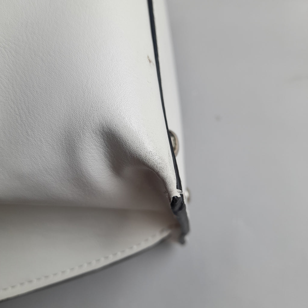 Nine West Black and White 'Divide and Conquer' Satchel | Brand New |