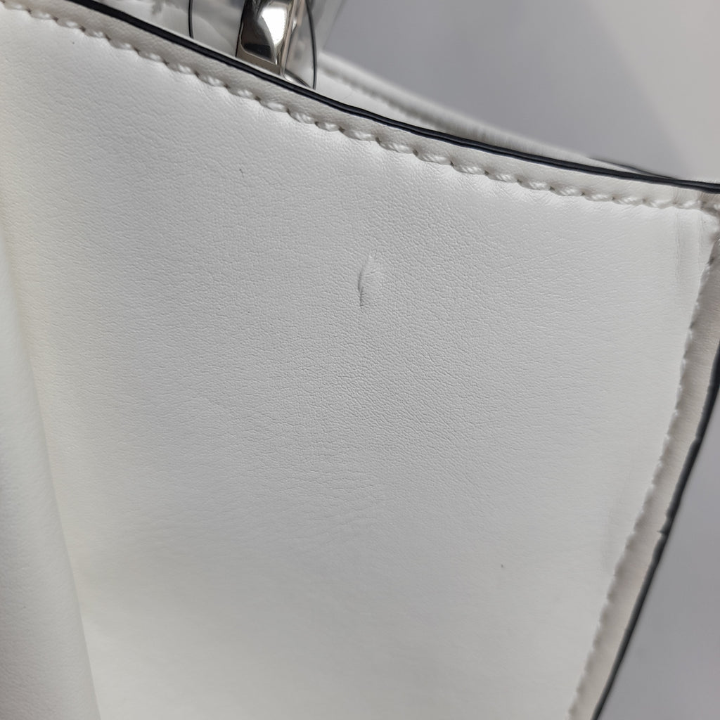 Nine West Black and White 'Divide and Conquer' Satchel | Brand New |