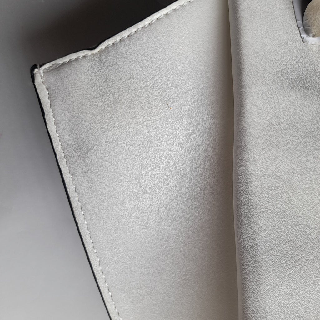 Nine West Black and White 'Divide and Conquer' Satchel | Brand New |