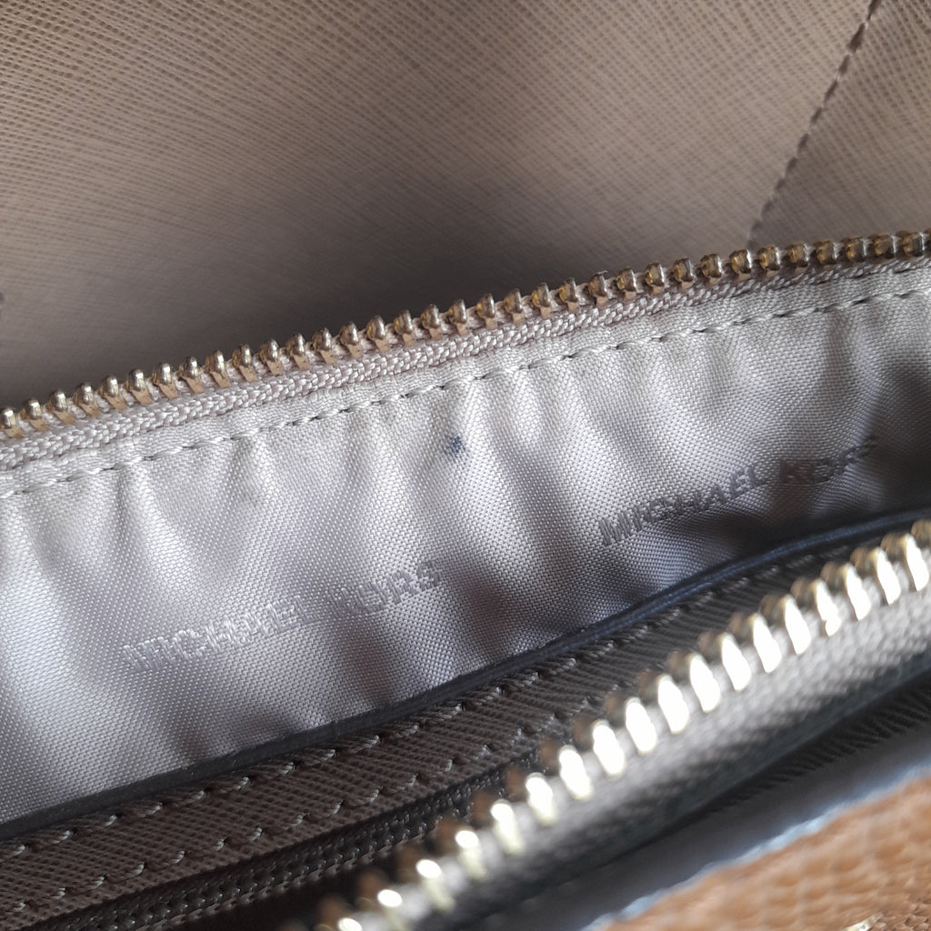 Michael Kors Tan Pebbled Leather 'Mercer' Satchel | Pre Loved |