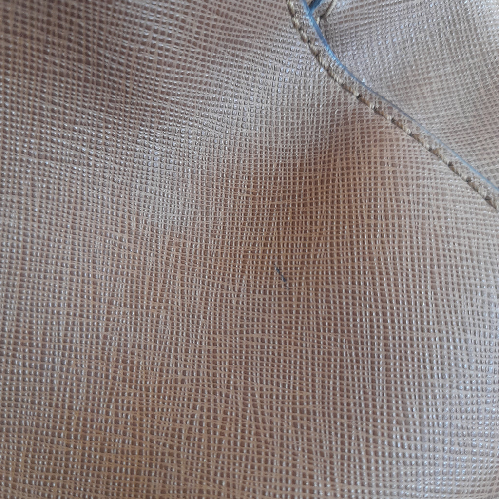 Michael Kors Tan Leather 'Sandrine' Convertible Satchel | Pre Loved |