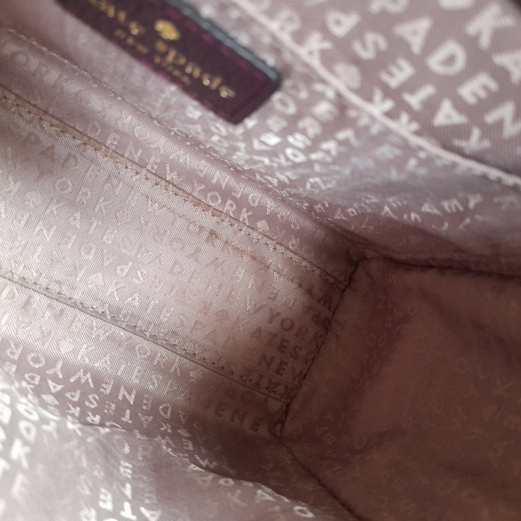 Kate Spade Purple Leather Patchwork Satchel | Gently Used |