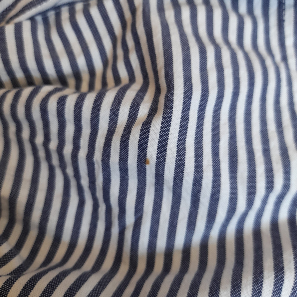 ZARA Blue and White Striped Front Knot Top | Brand New |