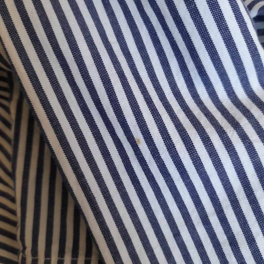 ZARA Blue and White Striped Front Knot Top | Brand New |