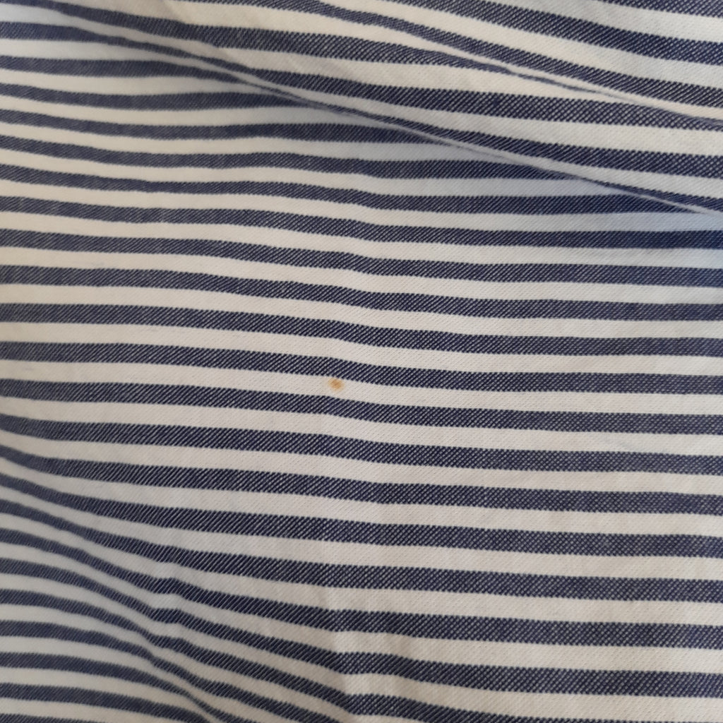ZARA Blue and White Striped Front Knot Top | Brand New |