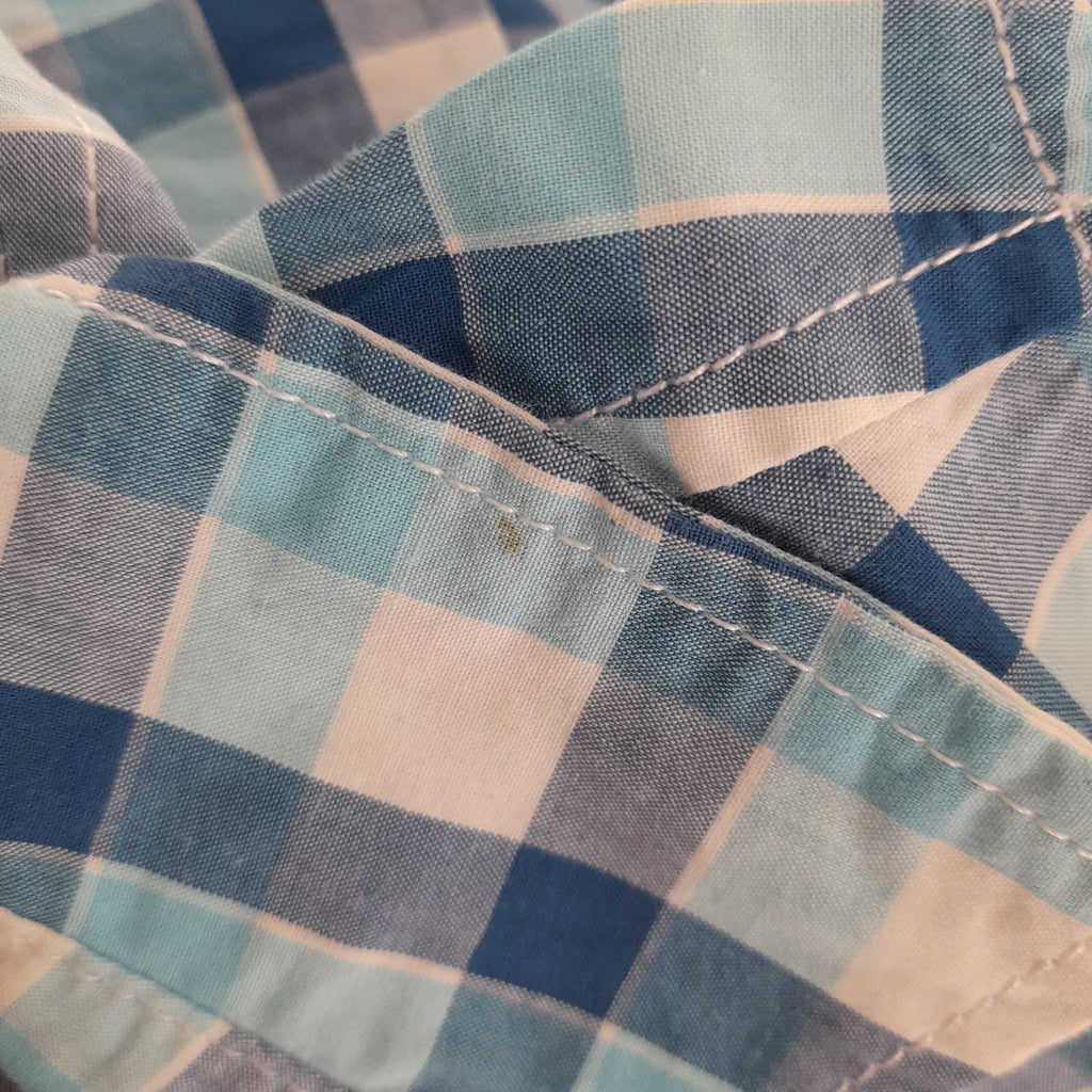 Osh Kosh Blue Checked Collared Shirt (4 years) | Brand New |