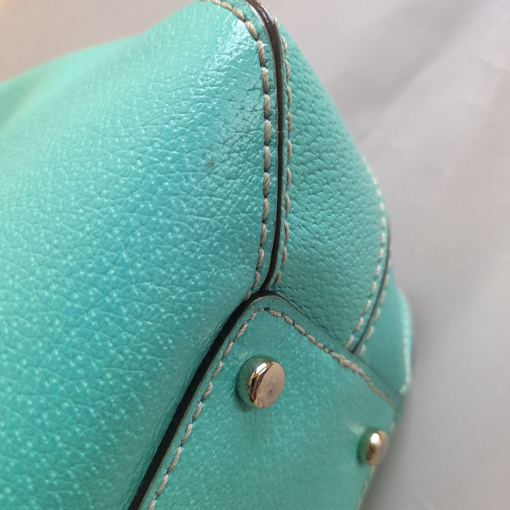 Kate Spade Teal Leather Shoulder Bag | Gently Used |