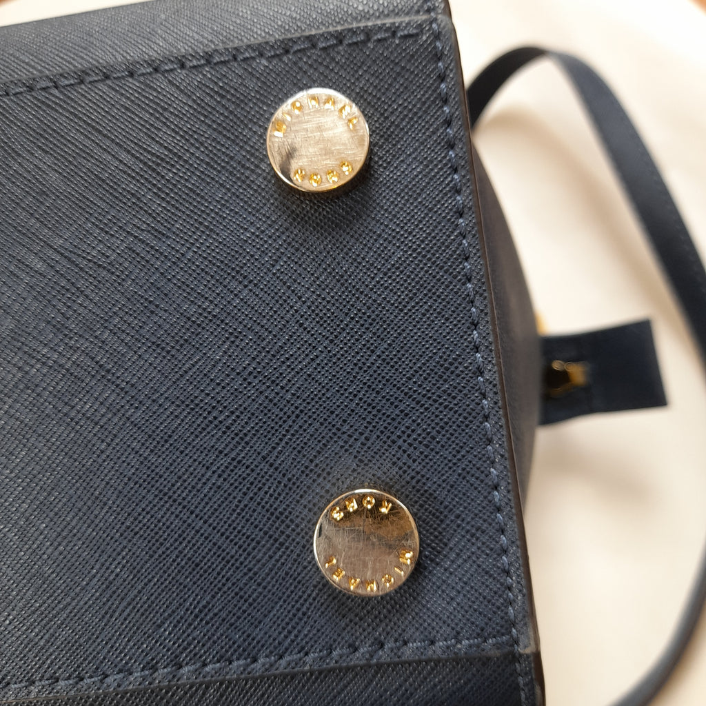 Michael Kors Navy Blue 'Selma' Satchel | Gently Used |