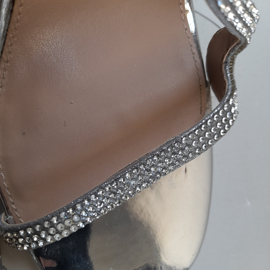 Steve Madden 'Noelle' Rhinestone Strappy Heels | Gently Used |