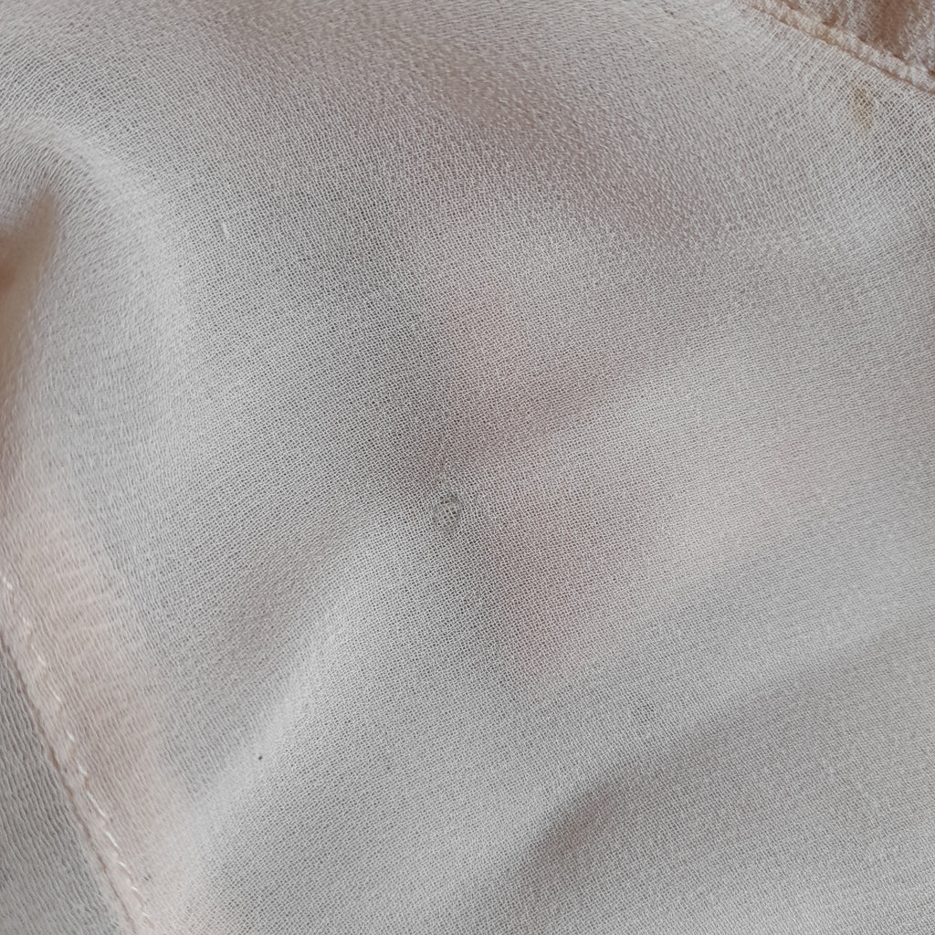 Wallis Light Pink Sheer Rhinestone Collared Shirt | Gently Used |