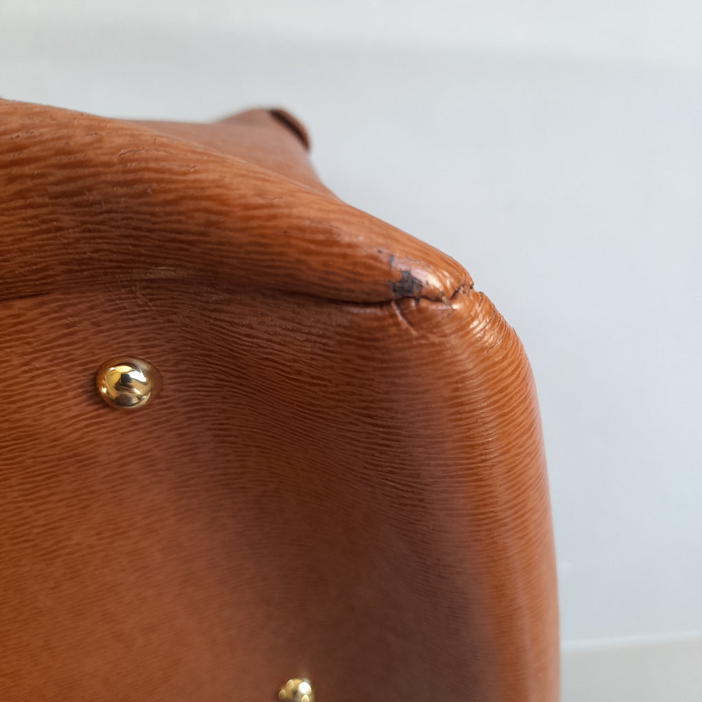 Ralph Lauren Brown Leather Satchel | Pre Loved |