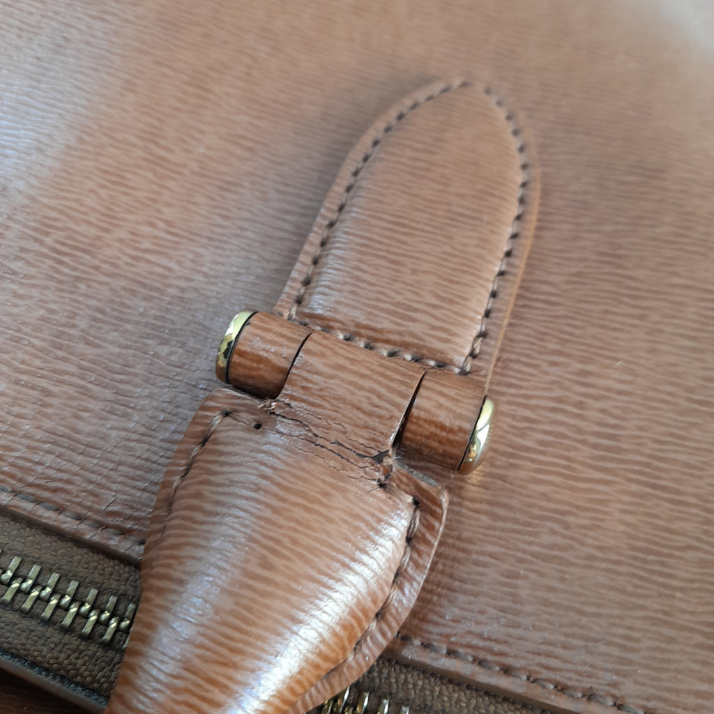 Ralph Lauren Brown Leather Satchel | Pre Loved |