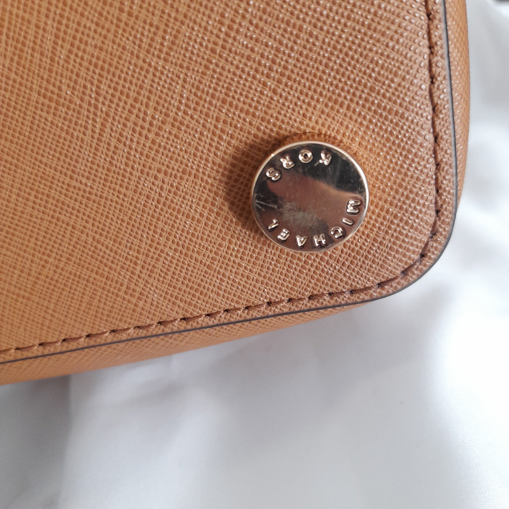 Michael Kors 'Savannah' Tan Leather Satchel | Gently Used |