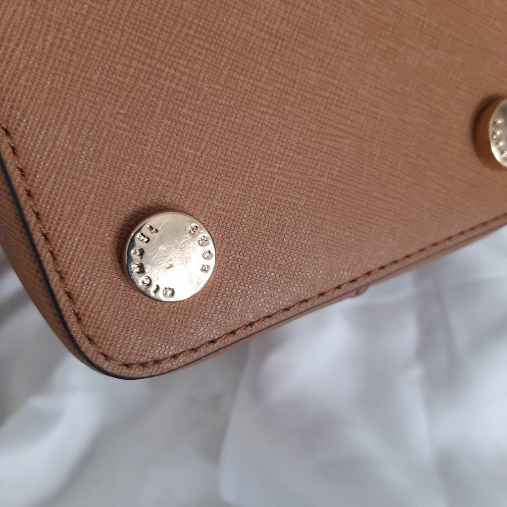 Michael Kors 'Savannah' Tan Leather Satchel | Gently Used |