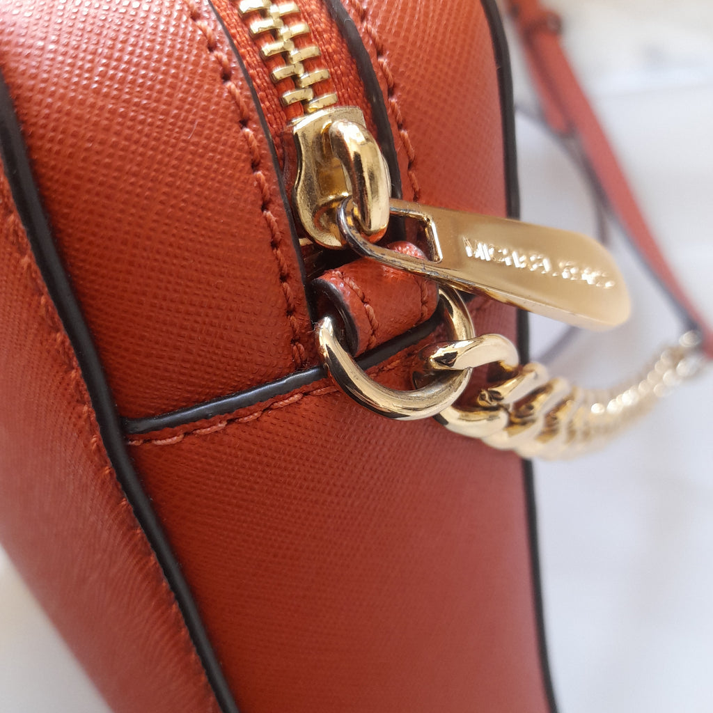 Michael Kors Orange Leather Crossbody | Gently Used |