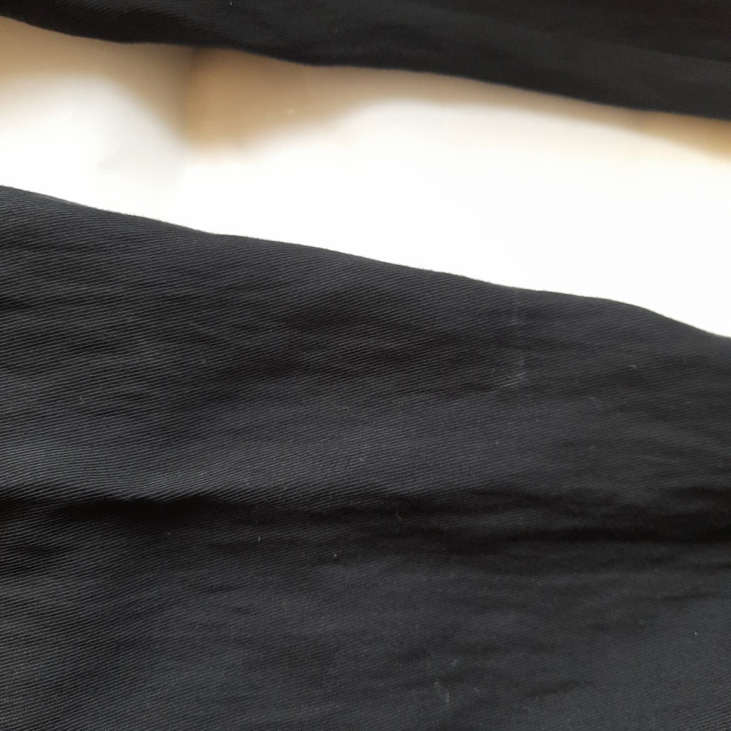 ZARA Black Wide Leg Elastic Waist Pants | Pre Loved |