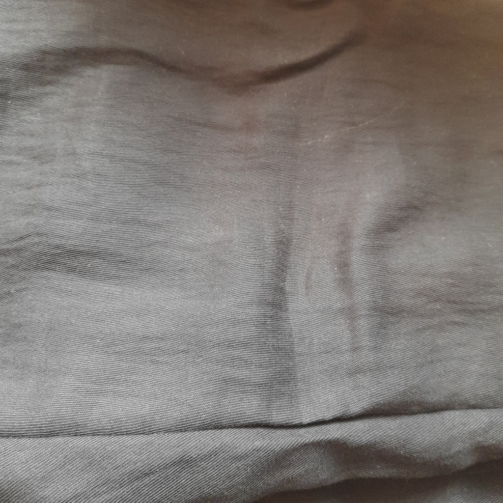 ZARA Black Wide Leg Elastic Waist Pants | Pre Loved |