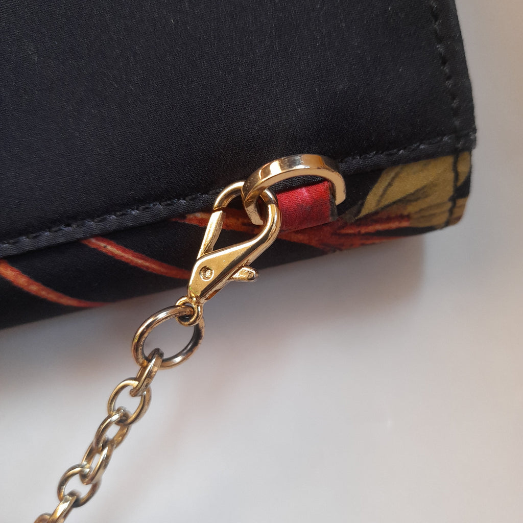 Ted Baker Mini Black Floral Printed Canvas Crossbody Bag | Pre Loved |