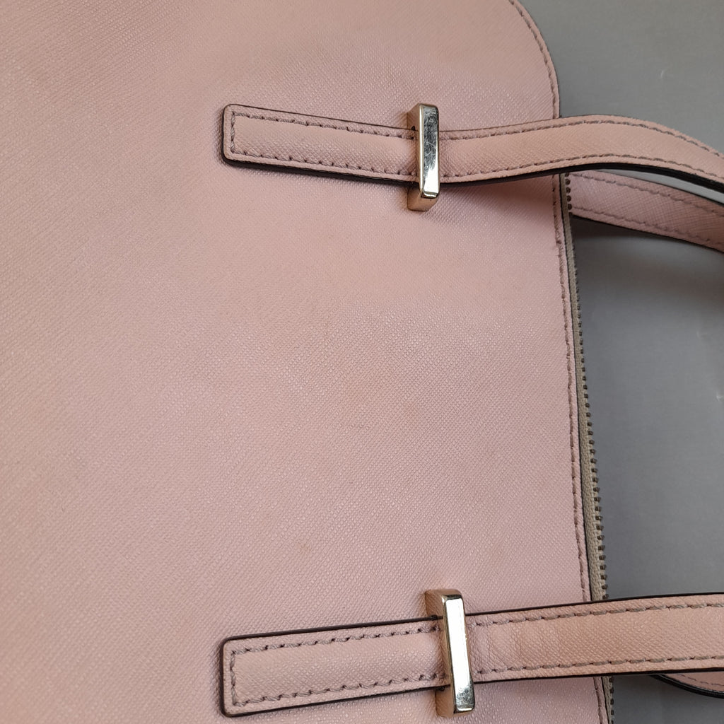 Kate Spade Light Pink Leather Tote | Pre Loved |