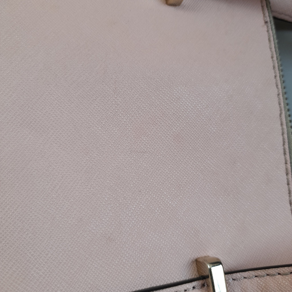 Kate Spade Light Pink Leather Tote | Pre Loved |