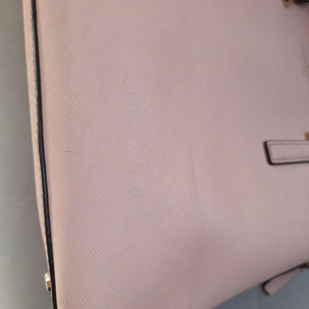 Kate Spade Light Pink Leather Tote | Pre Loved |