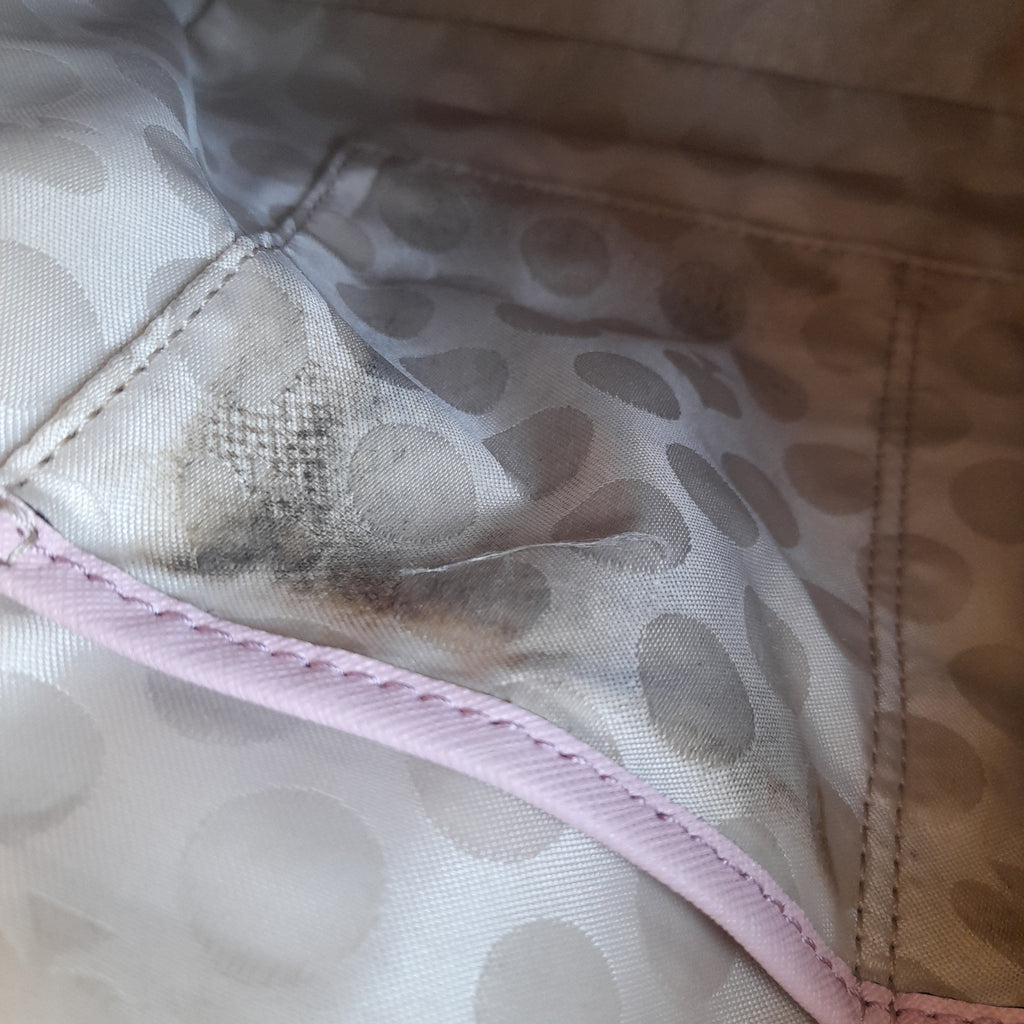 Kate Spade Light Pink Leather Tote | Pre Loved |