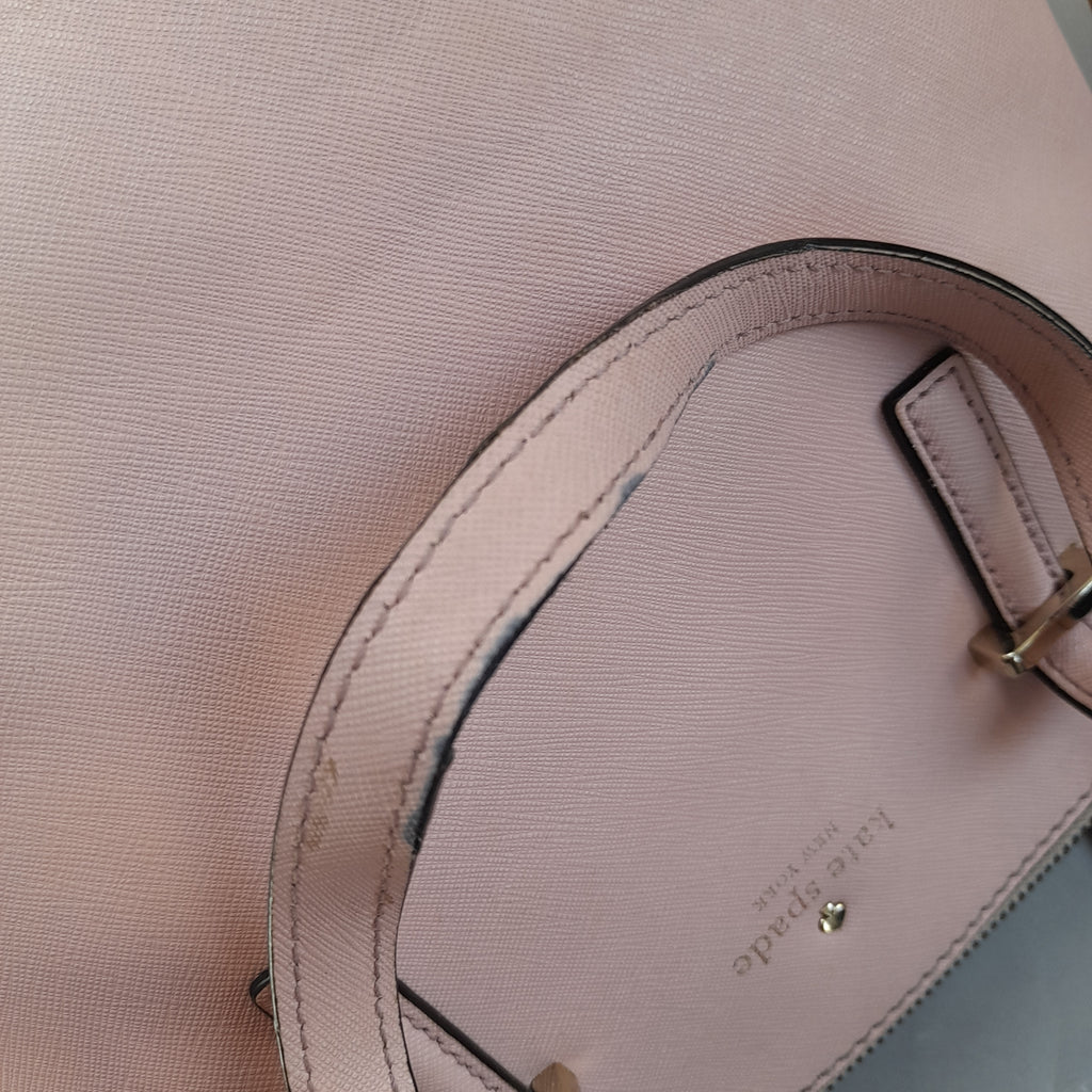 Kate Spade Light Pink Leather Tote | Pre Loved |