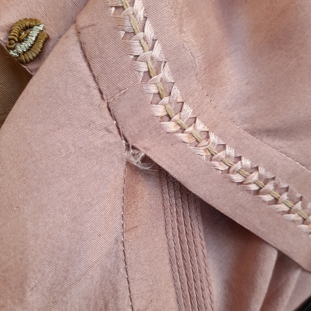 Miraka By Misha Lakhani Beige & Peach Kurta & Duppatta | Gently Used |