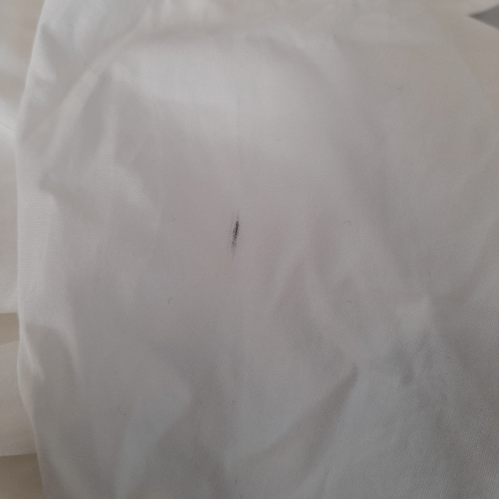 ZARA White Puffed Sleeves Cropped Collared Shirt | Gently Used |