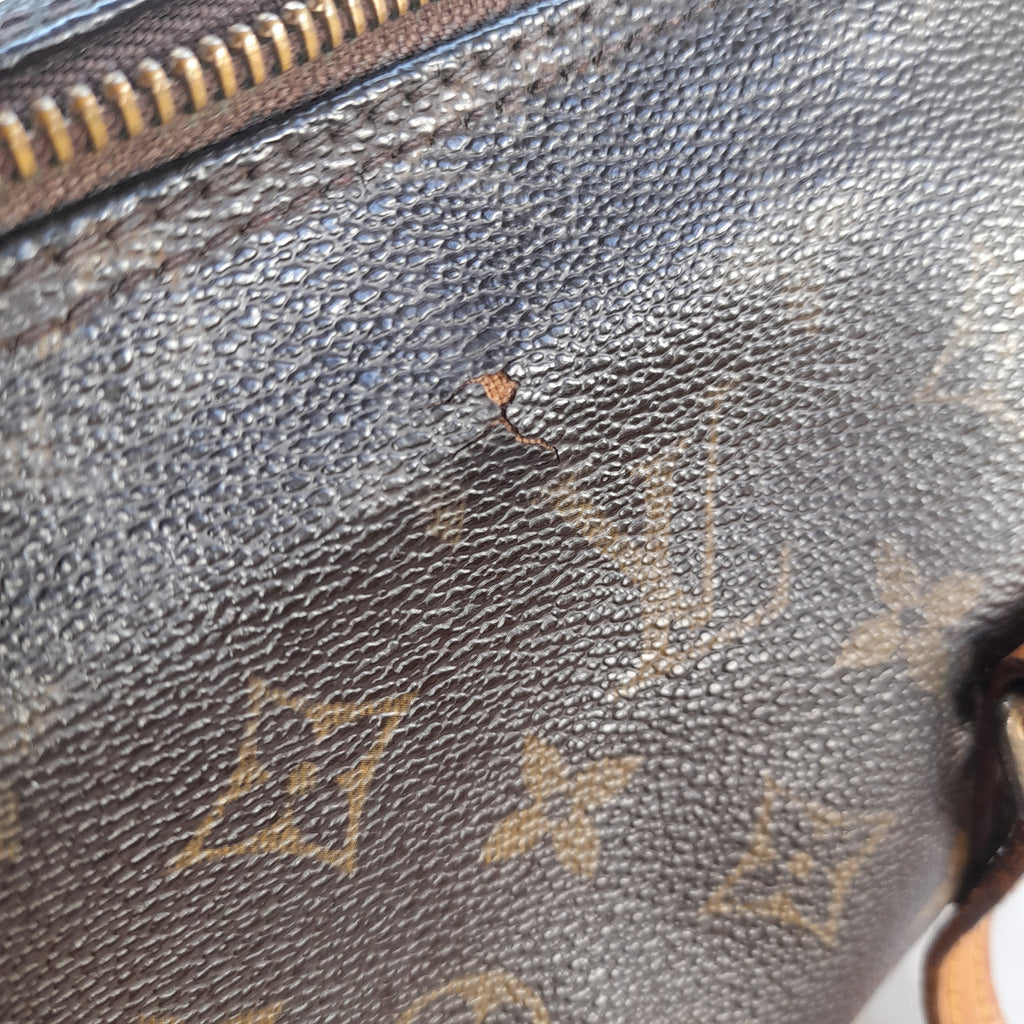 Louis Vuitton Brown Monogram Coated Canvas Papillon Bag | Pre Loved |