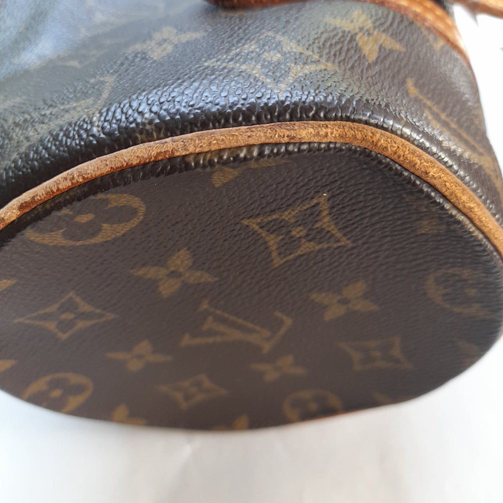Louis Vuitton Brown Monogram Coated Canvas Papillon Bag | Pre Loved |